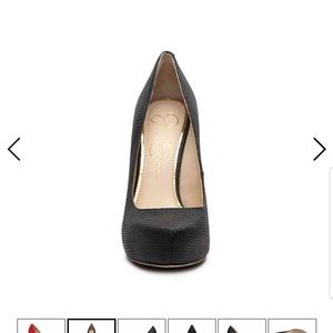 Size 6/36 Jessica Simpson faux snakeskin platforms